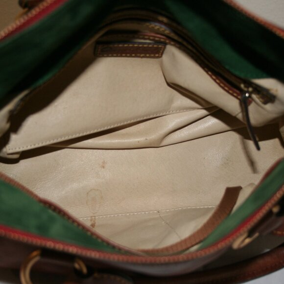 Dooney & Bourke Brown Florentine Vacchetta Leather shoulder Bag - Picture 2 of 11